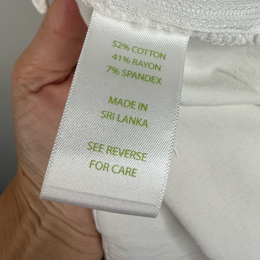 Lilly Pulitzer Cropped White Pants Size 4 - Picture 7 of 14